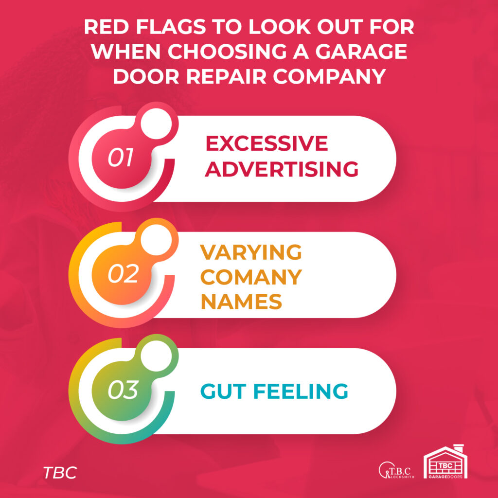 Red Flags to Look Out For When Choosing a Garage Door Repair Company