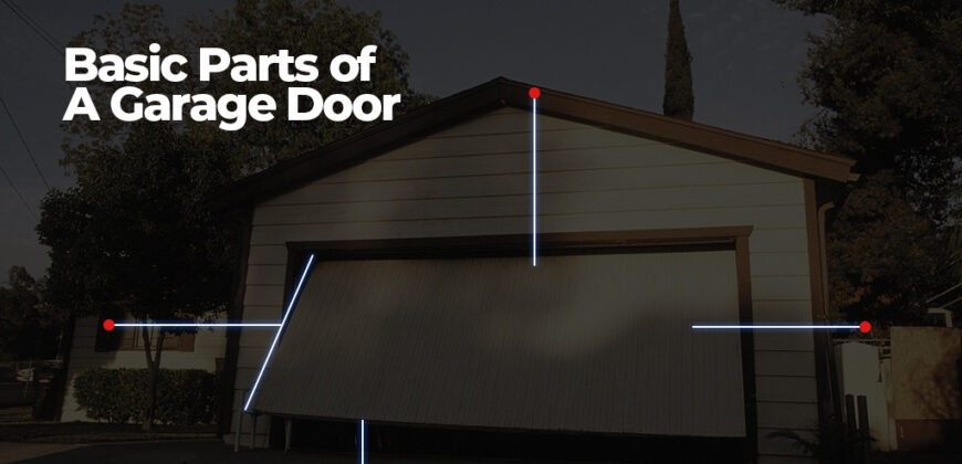 Basic parts of a garage door