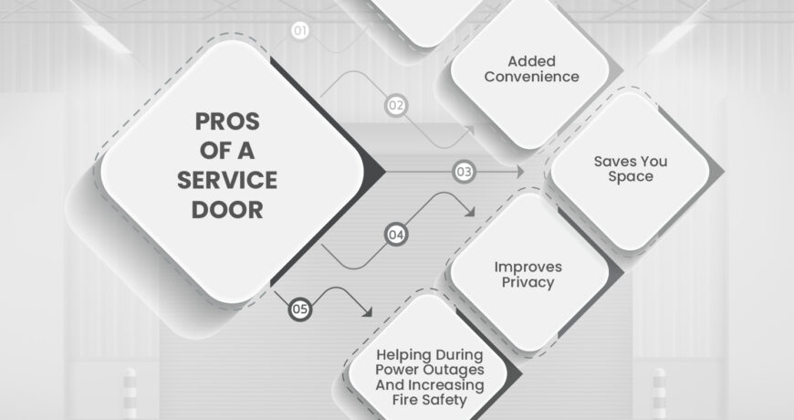 pros of a service door